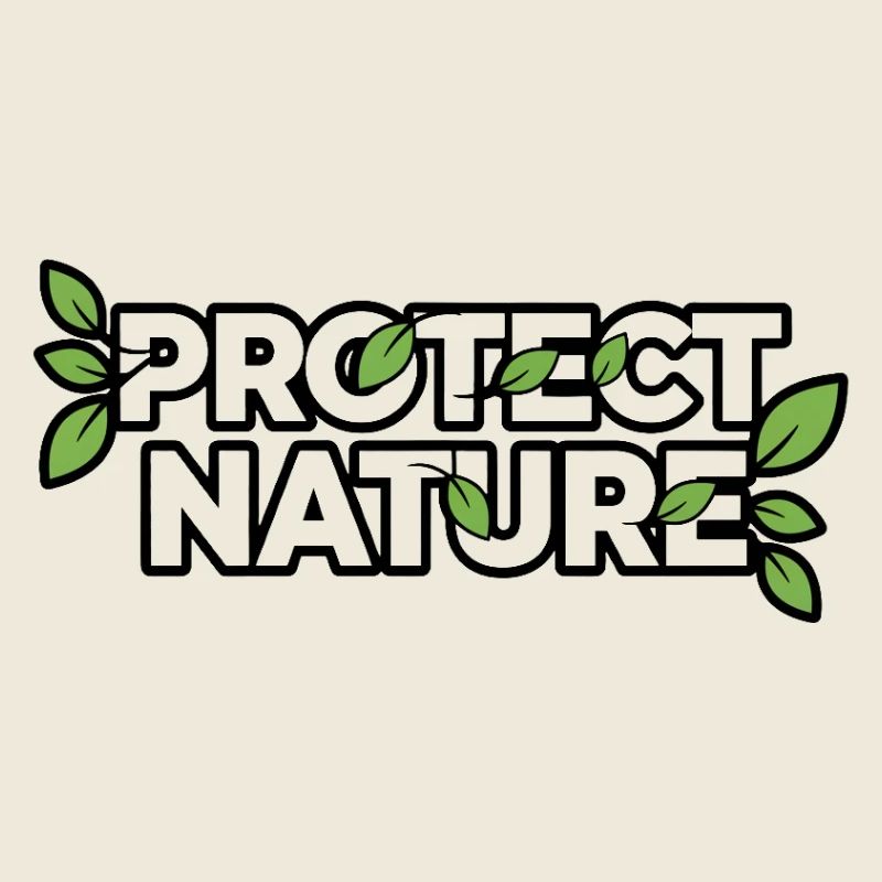 Protection of Nature Leaf Logo