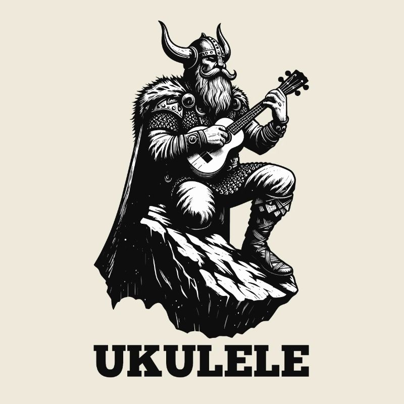 Ukulele Wikinger Musik Geschenk