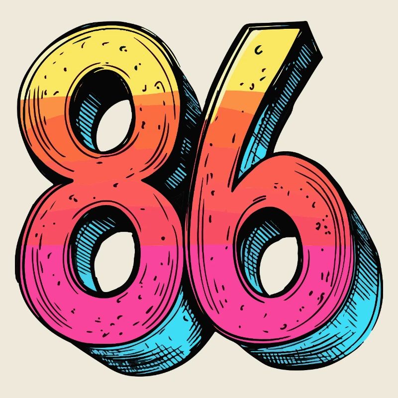 86 Symbole numérique