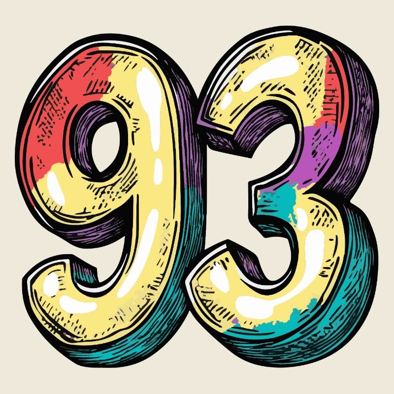 93 Symbole numérique
