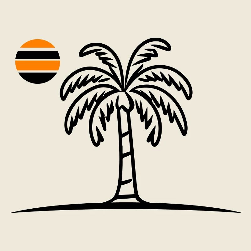 Island Palm Tree Summer