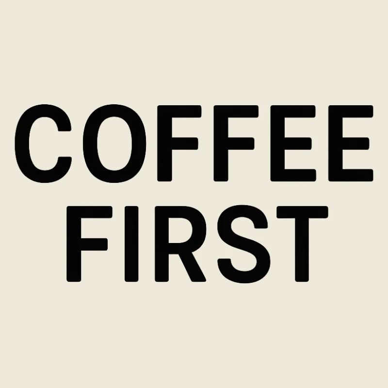 Imprimé motif Pause café