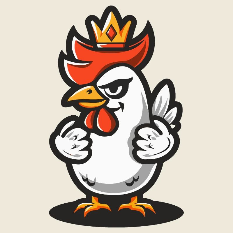 Chicken Comic Crown