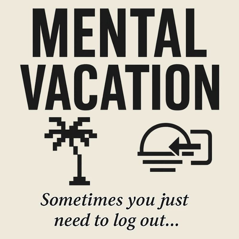 Conception de vacances de récupération mentale