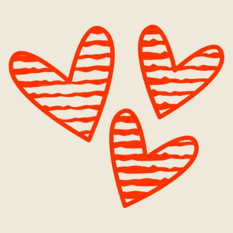 HERZ. HERZ. HERZ. VATERTAG. VALENTINSTAG