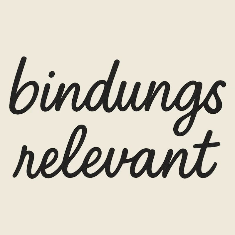 bindungsrelevant schwarz 