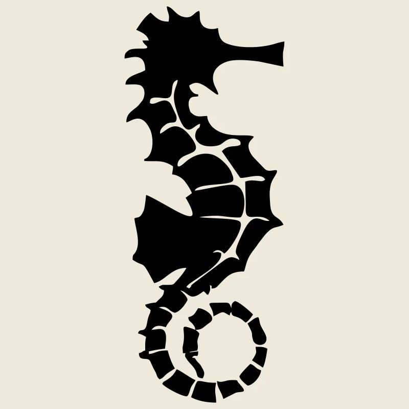 Logo de l’ombre de l’hippocampe pour tropical