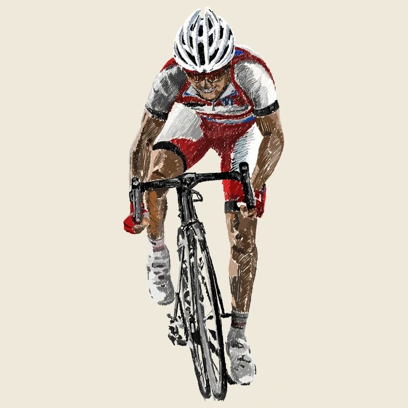 Road Cyclist Sprint