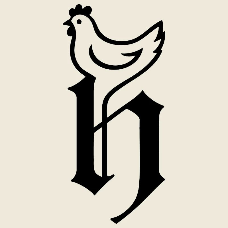 Logo Chicken black