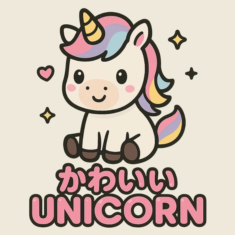 Pastell Unicorn Kawaii