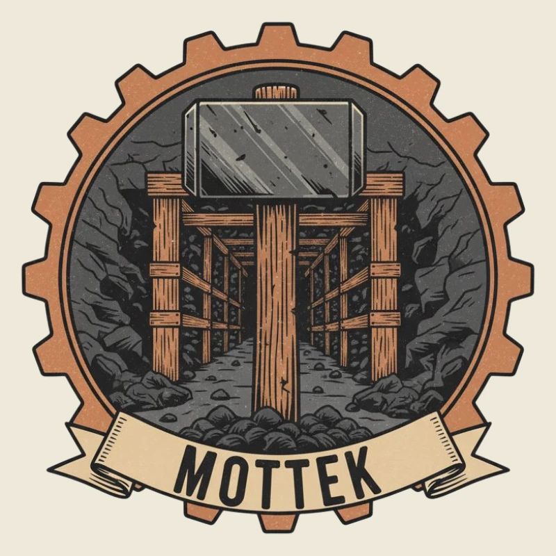 Logo du tunnel minier de Mottek