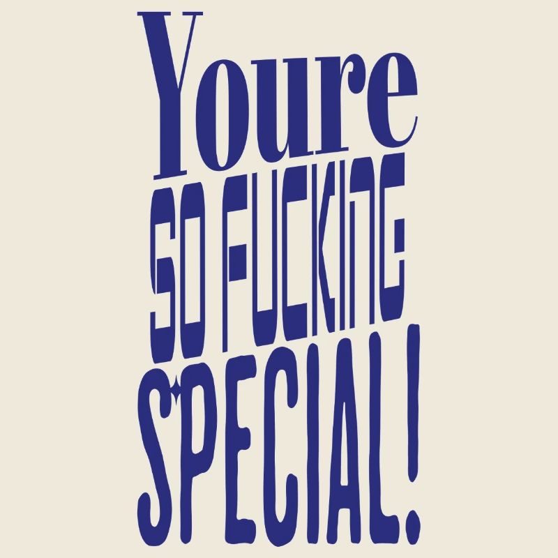 Youre so Special Present Blue