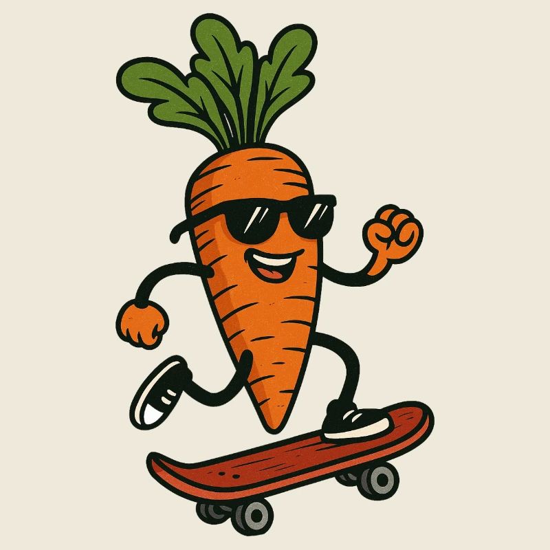 Kickflip Carrot: The Rad Root on Wheels