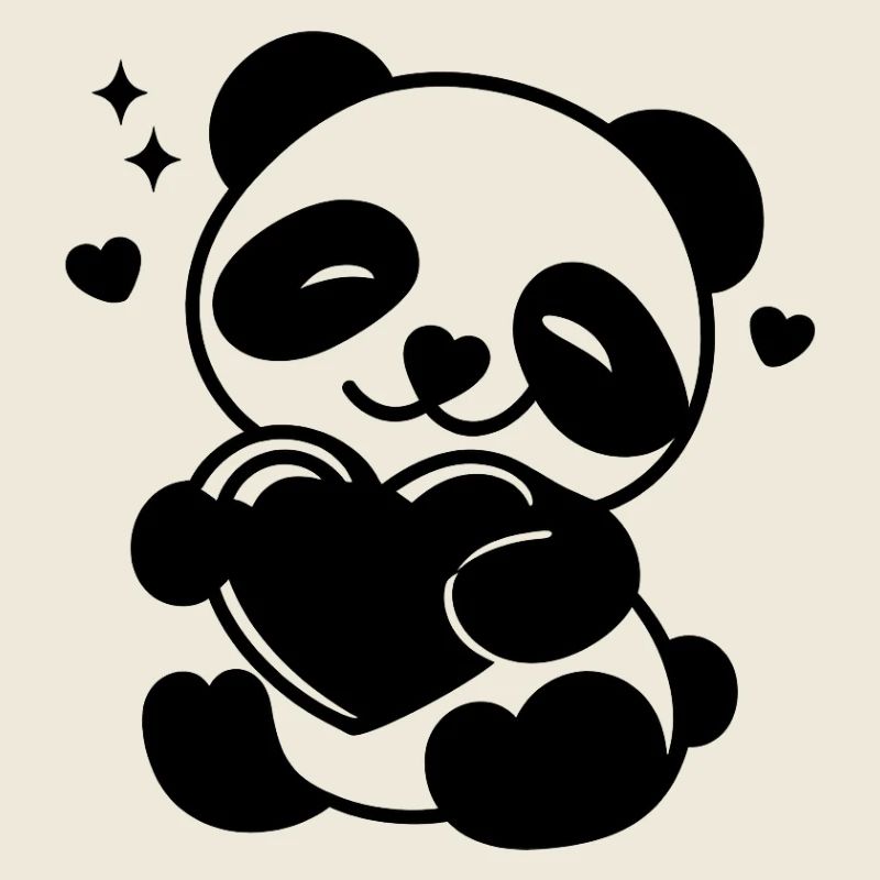 Soft Heart Panda