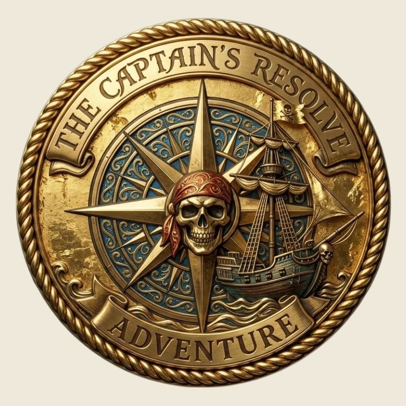 "Vintage Antique Pirate Coin").