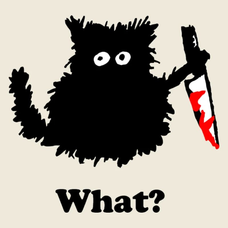 Chaton meurtrier Sticker