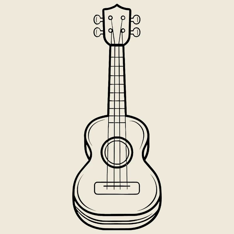 Sketch de ukulélé