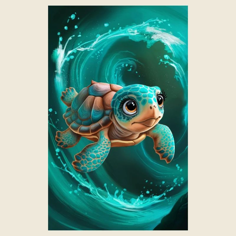Kleine Schildkröte