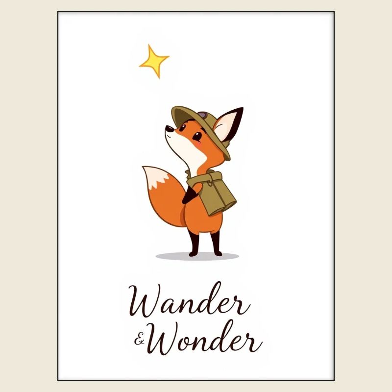 Wander & Wonder: Entdecker-Fuchs Design!