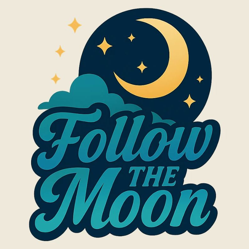 Night Sky with Moon and Stars