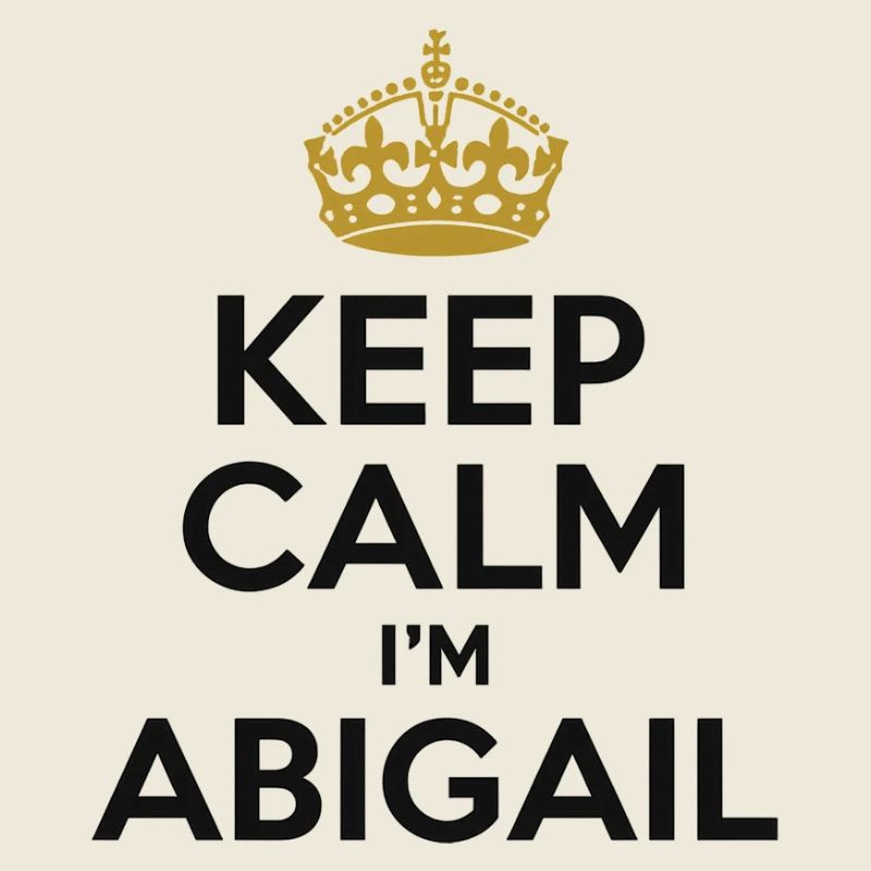 Keep Calm i-m Abigail