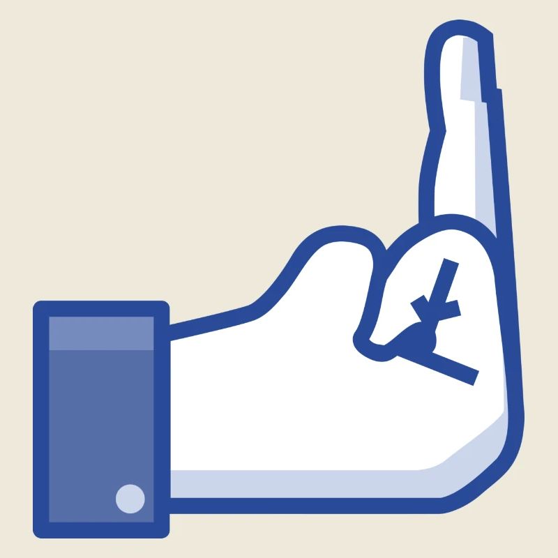 Middekfinger to FB