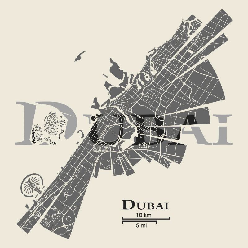 Dubai Karte