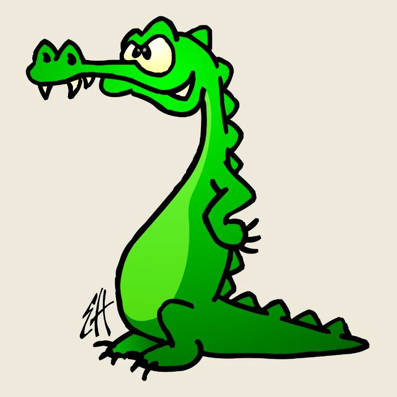 Crocodile Full Color Design