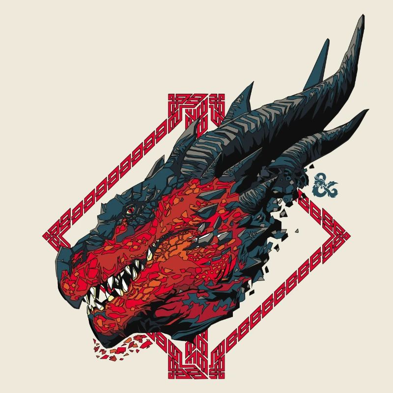 Dungeon & Dragons DND Drachenkopf