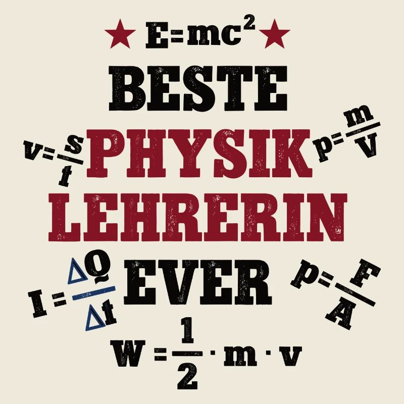 Beste Physik Lehrerin Schule Physiklehrerin Uni