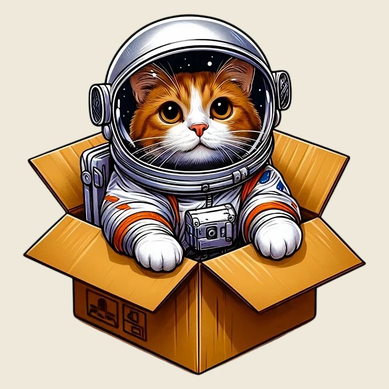 Astronaut Katze