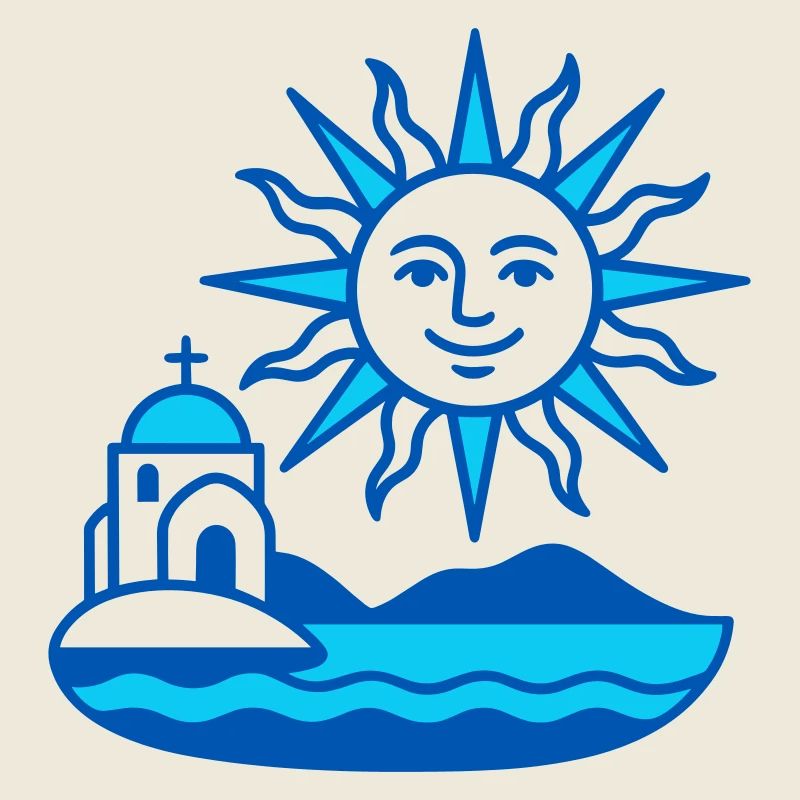Grèce Soleil Art minimal