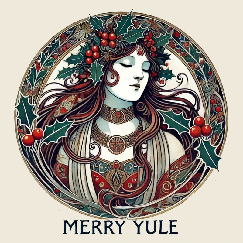 Yule Maiden Stechpalmenkreis