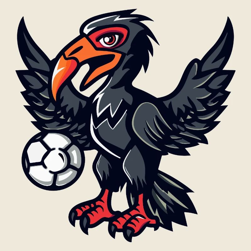 Pfeilkrähe Ballheld