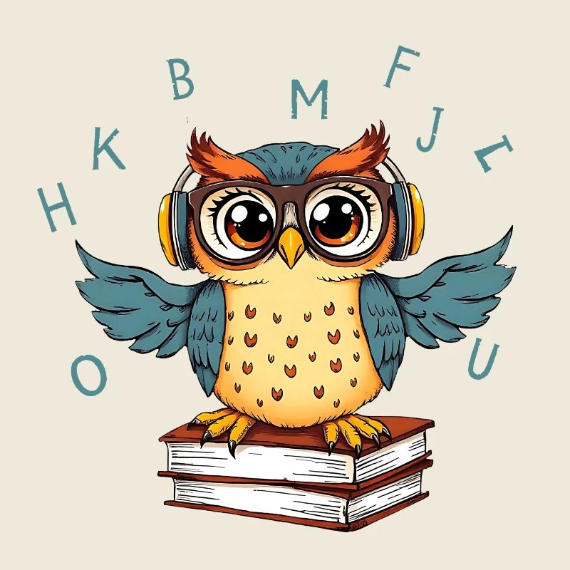 Owl on Books