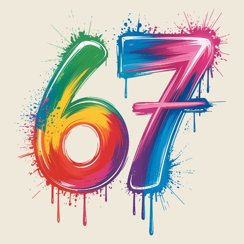 Six Seven Color Splash