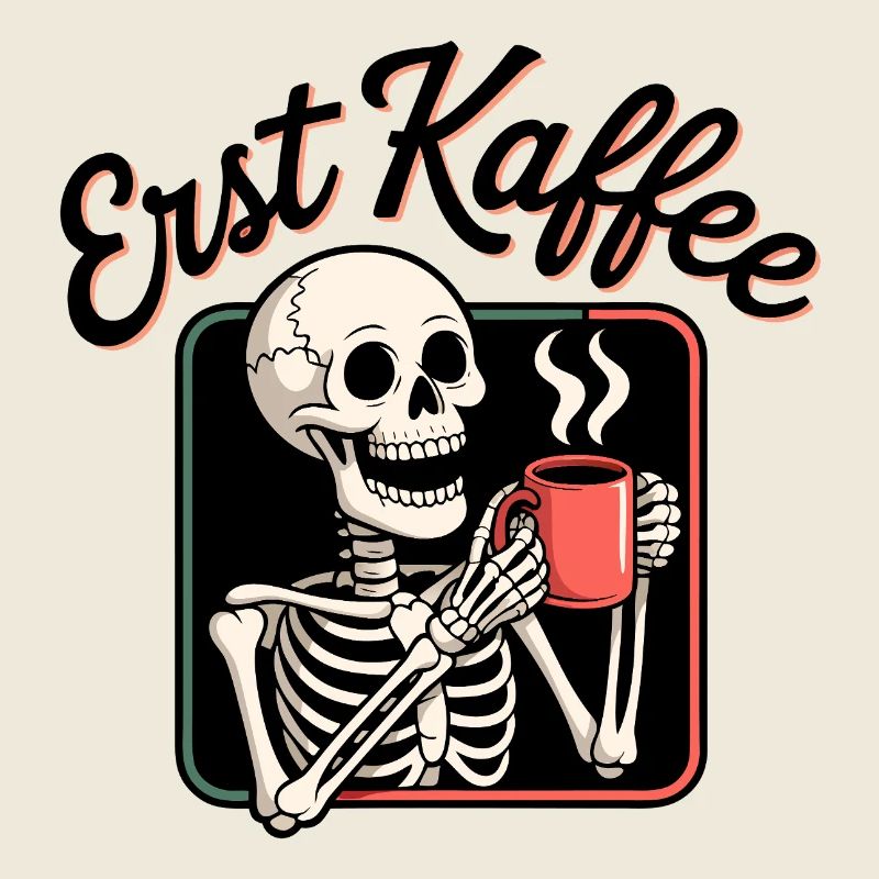 Premier squelette de café