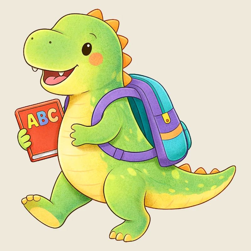 Dino School Start ABC Book
