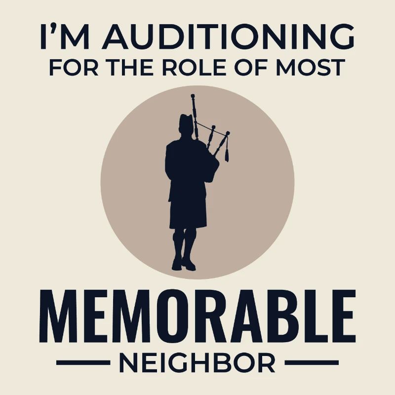 Instrument de joueur de cornemuse Musique écossaise