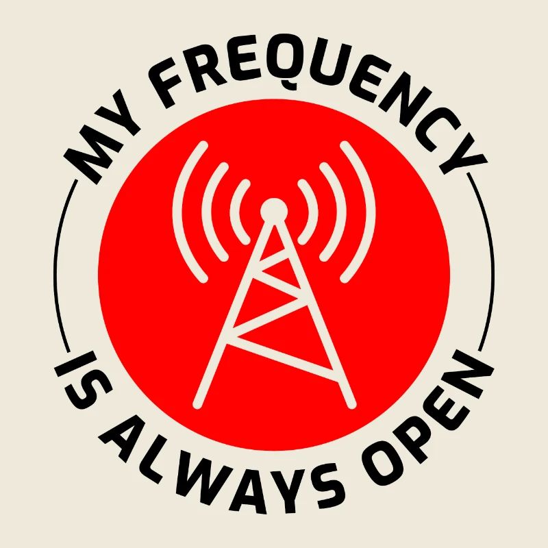 Frequenz der Funkwellen des Amateurfunkers