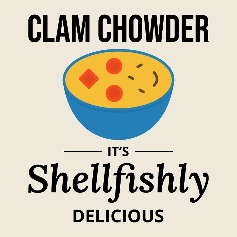 Clam Chowder Shellfish Hilarious Seafood Soup