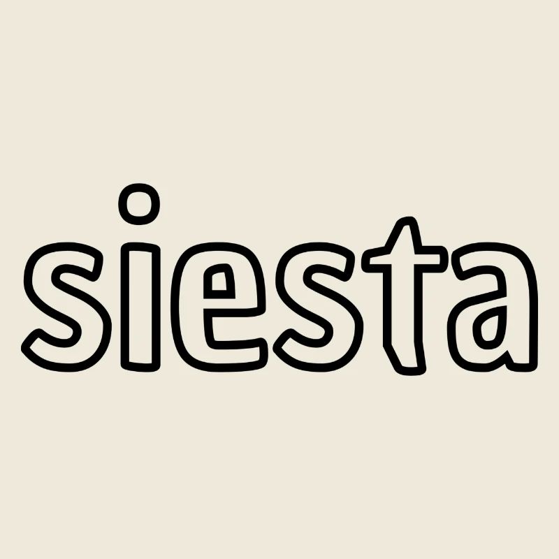 Siesta – Relaxed Spanish Vibes Typography Design