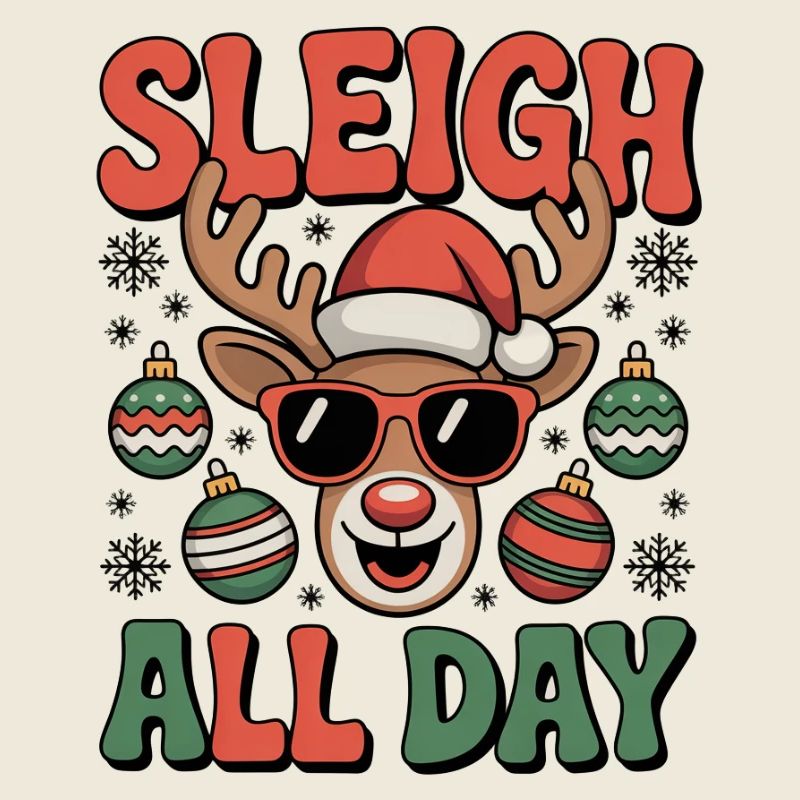 Sleigh All Day Reindeer