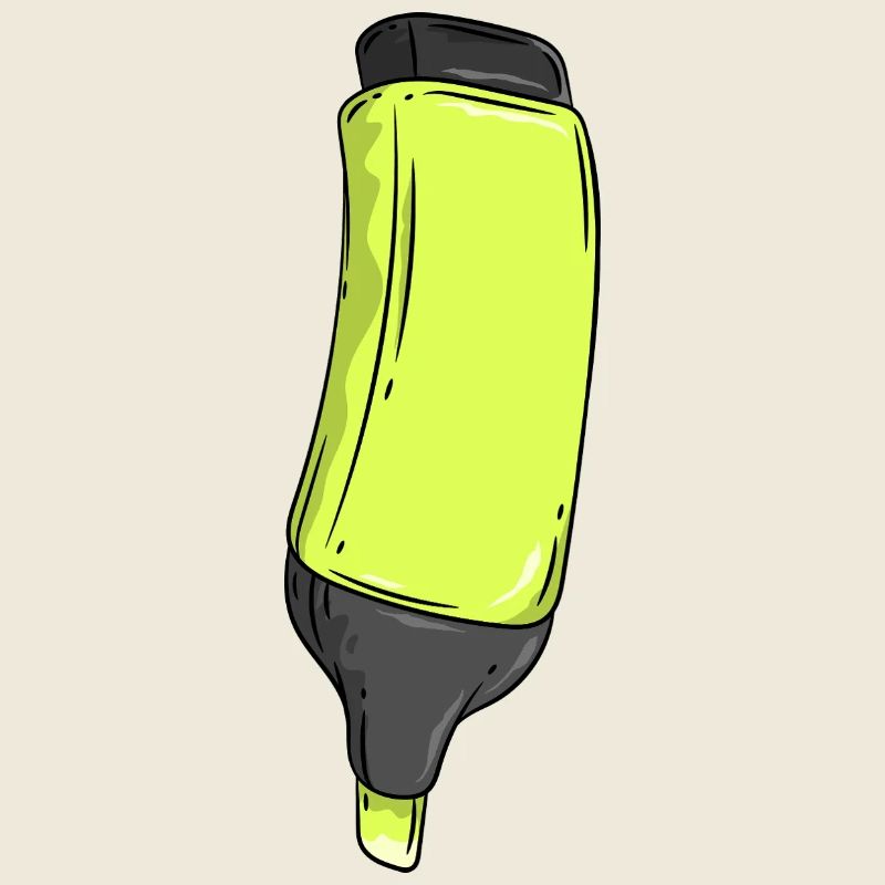 Textmarker Illustration