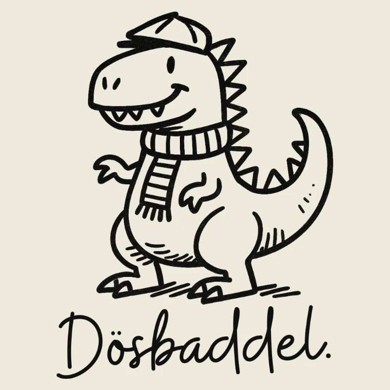 Plattdeutsche Schimpfwörter Dino "Dösbaddel"