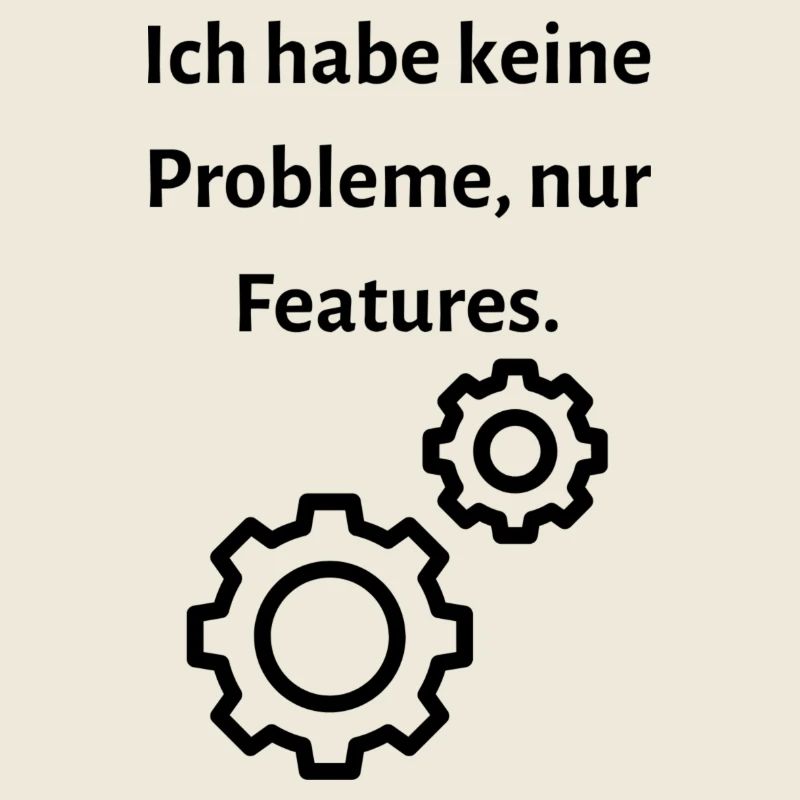 Ich habe keine Probleme nur Features