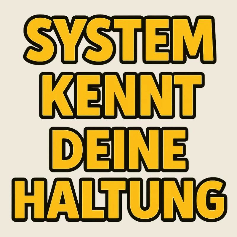 System kennt deine Haltung