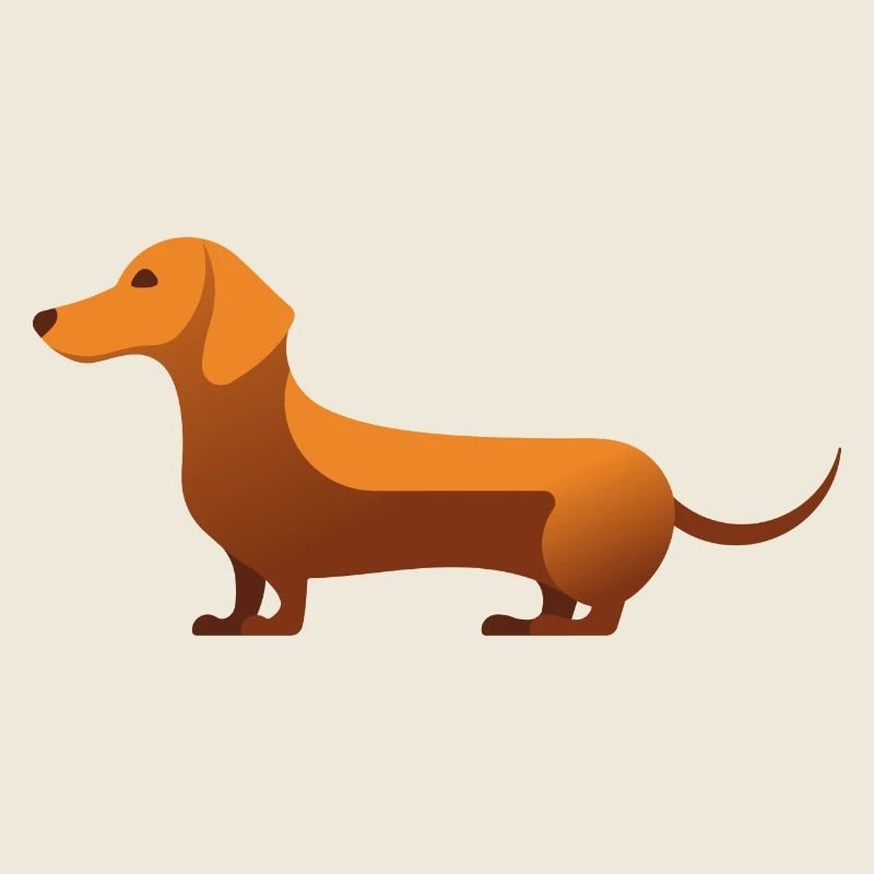 Small Sweet Dachshund Caramel