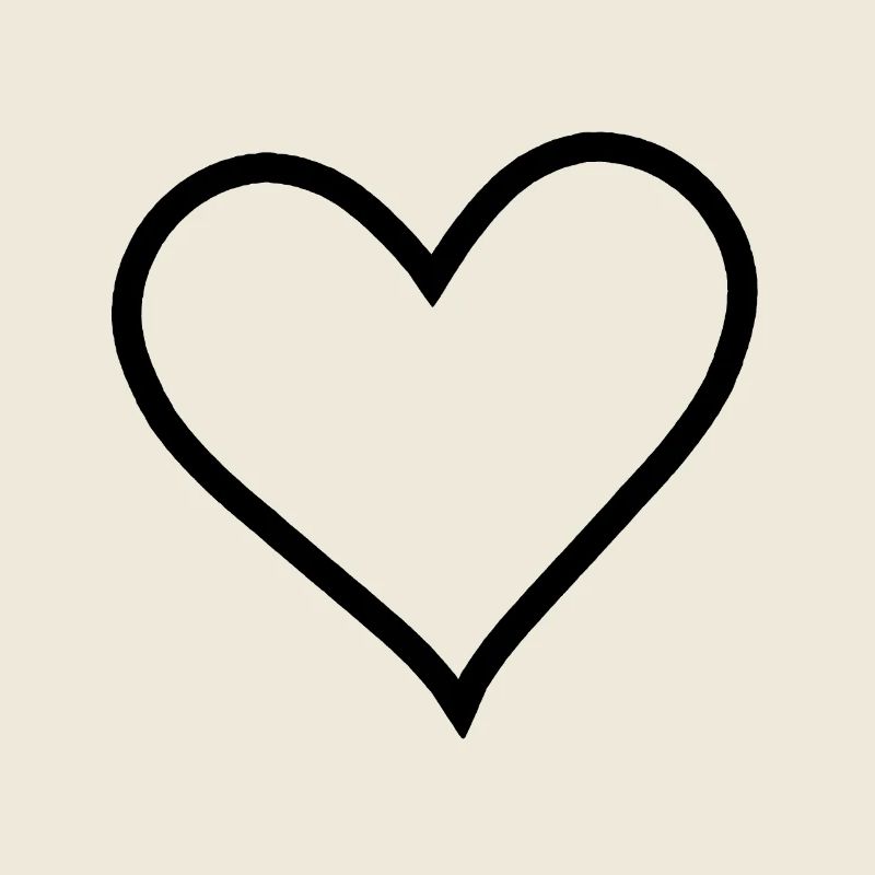 Coeur Noir Symbole Dark Hearts Shape Bad
