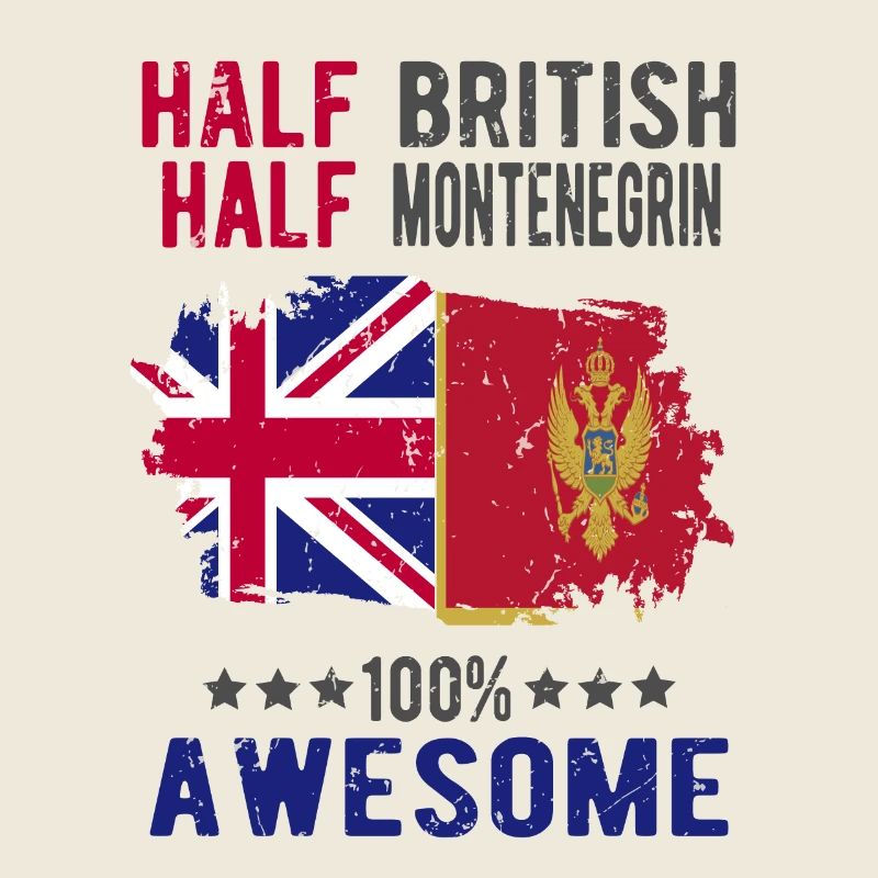Moitié britannique moitié monténégrin